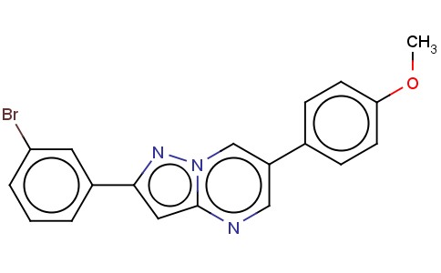 2-(3-BROMOPHENYL)-6-(4-METHOXYPHENYL)PYRAZOLO[1,5-A]PYRIMIDINE